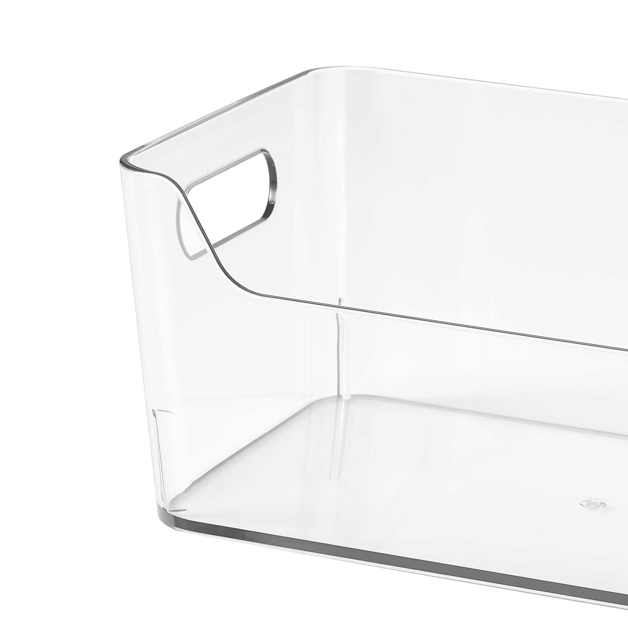 Clear Open Storage Bin by Simply Tidy